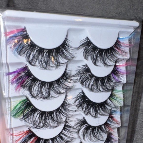 Colorful False Eyelash 7 Pair Set NWT - Picture 8 of 12